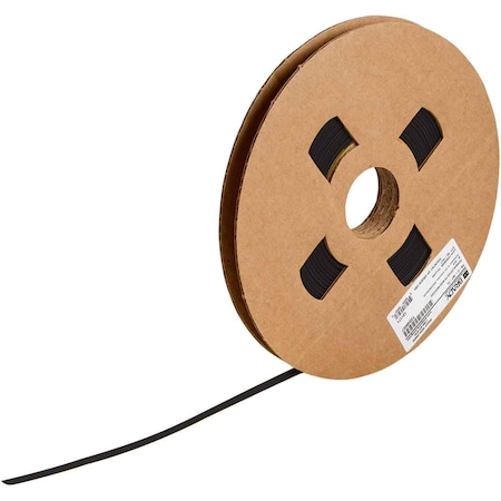 Brady PermaSleeve Heat Shrink Wire and Cable Continuous Labels for 3 in. Core Printers, 3/16 in. Dia Black PS-C-187-BK