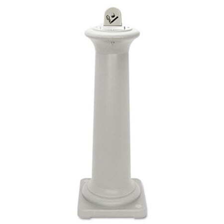 Rcp GroundsKeeper Tuscan Receptacle  13 x 13 x 38 3/8  Sandstone 9W300SST