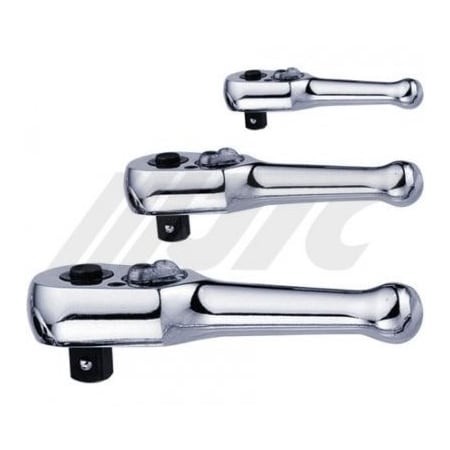 Jtc Auto Tools 1/2 in drive stubby ratchet - short handle for tight spaces 3018