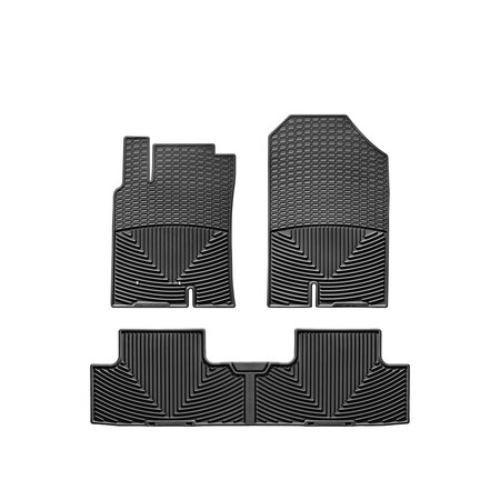 Weathertech Black, Front and Rear All Weather Floor Mats WTHB199197