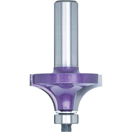 Grizzly 1/2"r Anti-Kickback Roundover Bit, 1/2" Shank C1725Z