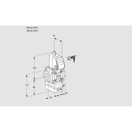 Honeywell Kromschroder VAD120R/NW-50A KS88004383