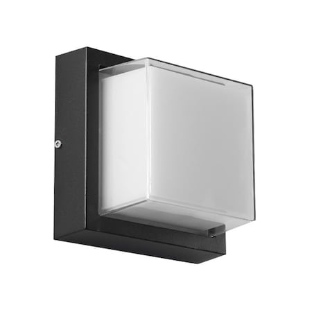Sunlite LED Black Square Modern Outdoor Light Fixture, 12W 850 Lumens 30K/40K/50K, 90 CRI ETL Listed 85110-SU