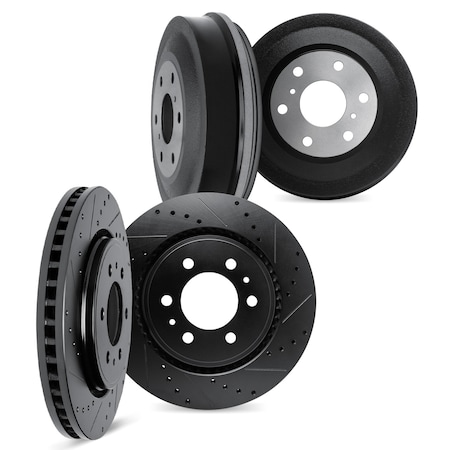 Dynamic Friction Co DFC Rotor Set 8004-76174