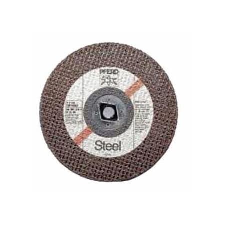 Pferd Type 1 Circular Saw Blade A-SG Flat Cut-Off Wheel, 7 in dia, 1/8 in Thick, 24 Grit Aluminum Oxide 419-63842