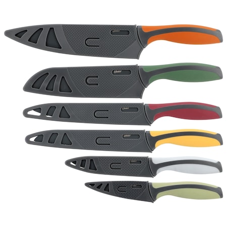 Oster Ronnan 12 Piece Precision Stamped Cutlery and Sheath Set in Multi 141083.12