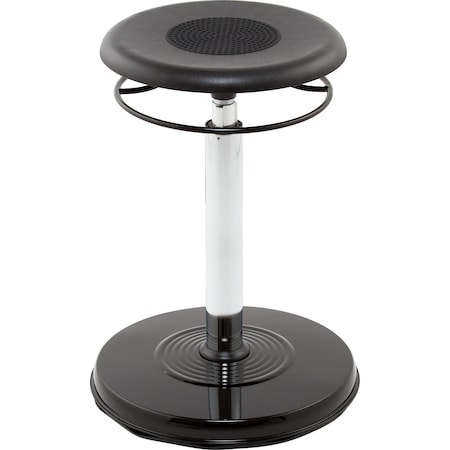 Kore Design Teen/College Student Hi-rise Wobble Chair, 21-31.5in tall, Active Seating, Black 803941