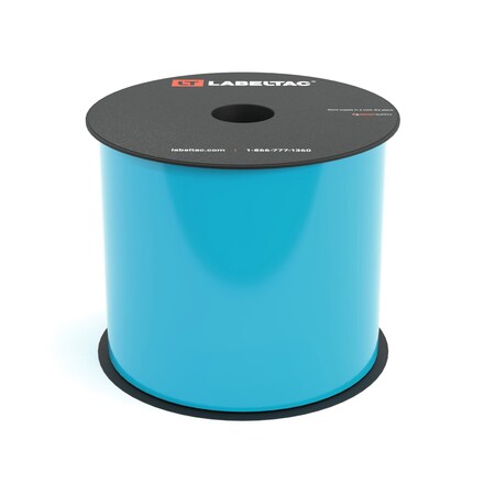 Labeltac LabelTac 4 and Pro Model Label Supply 4in x 150ft, Light Blue LT415