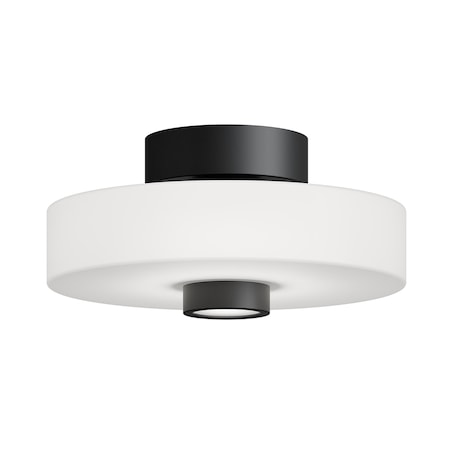Afx Sydney 13in LED Ceiling Light, Black SYDC13LAJUDBK