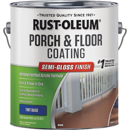 Rust-Oleum 1 Gal. Low VOC Tint Base Semi-Gloss Porch & Floor Coating 262361