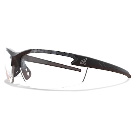 Edge Eyewear Zorge G2 Wraparound Safety Glasses Clear Lens Black Frame 1 pc DZ111-G2