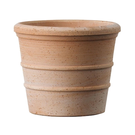 Palacedesigns 4.2 x 3.4 in. Siena Terracotta Clay Round Mini Pot, Red PA3863875
