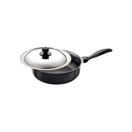 Hawkins Q91 Futura Non-Stick Curry Pan (Saute Pan) with Steel Lid - 3.25 Litres Q91