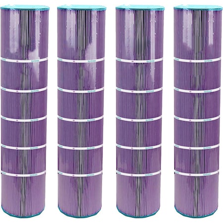Hurricane Premium Purple Pentair Clean & Clear Plus 520, Waterway Crystal Water 525 (4 required) HF7472-04P