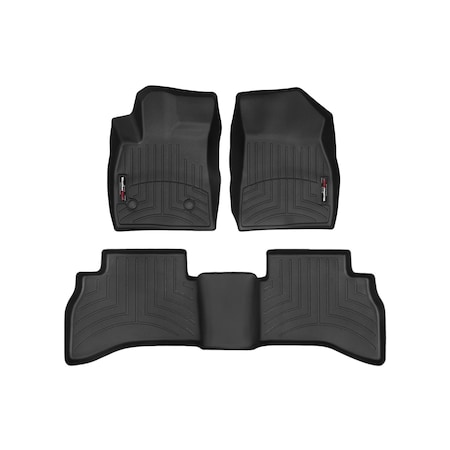 Weathertech Black, Front and Rear Floorliners 441617-1-3