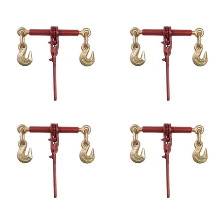 Mytee Products 3/8-1/2in Ratchet Binder eXtreme 12,000 lbs WLL, 4PK CBRS38Xx4