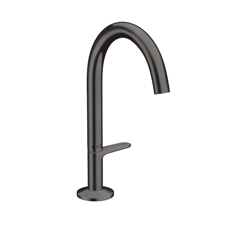 Axor ONE Single-Hole Faucet Select 170, 1.2 GPM in Brushed Black Chrome 48020341