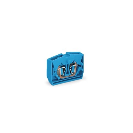 Wago 2-Conductor Center Terminal Block with Snap-in Mounting Foot 264-324