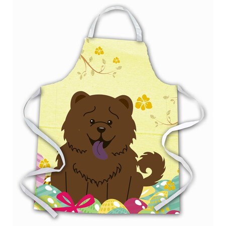 Carolines Treasures Easter Eggs Chow Chow Chocolate Apron BB6141APRON