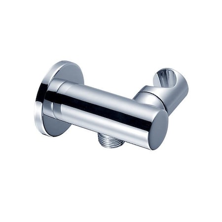 Mountain Plumbing Round Waterway Elbow with Adjustable Handshower Holder in Polished Chrome MT41S/CPB