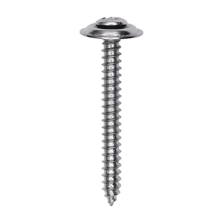 Sems Phillips Oval Tapping Screw #6 Head 8 x 1in 1/2in, 50PK
