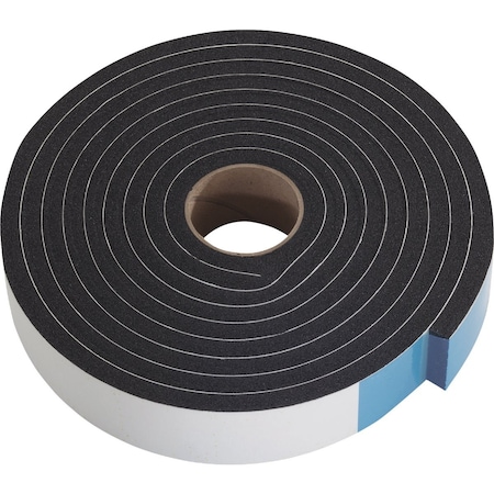 M-D Building Products Building Products 3/8'' x 1-1/4'' x 10 Ft. Black Sponge Window Seal for Ex-Large Gaps 43154