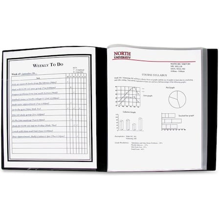 C-Line Products Bound Sheet Protector Presentation Book, 24-Pocket, PK3 33240