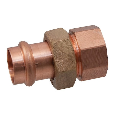 Nibco Crimp Fitting Union, 3/4 in Sz, 200 psi 9256710PC