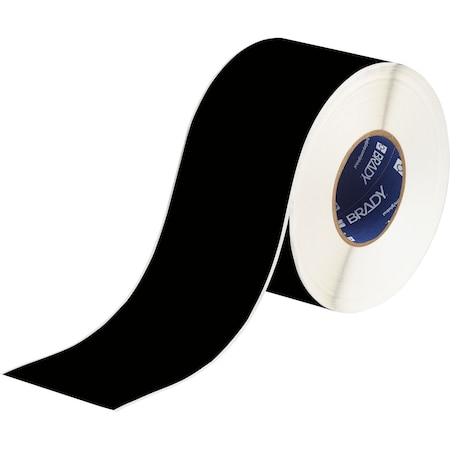 Brady Weather Resistant Polyester Outdoor Labels 4 in W x 300 ft L Black THT-107-8591-BK