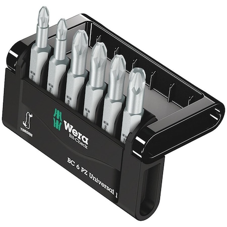Wera Bit-Check 6 PZ Universal 1, 6 pieces 5056471001