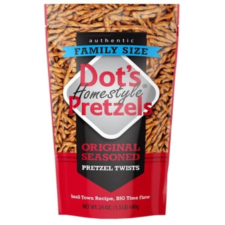 Dots Pretzels Dot's Homestyle Pretzels Pretzel Stick, 24 oz Bag 71925