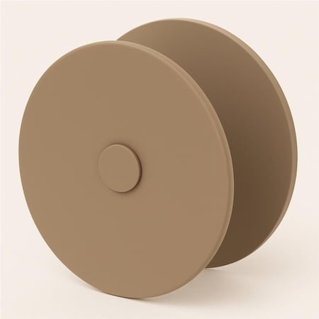 Taco 2-3/8 in. Door Hole Filler Cover/Plate in Prime Coat DL-DX161-USP