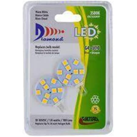 Valterra Valterra Products JC10 Disc LED Soft White Bulb, 2PK VLPDG72626WVP