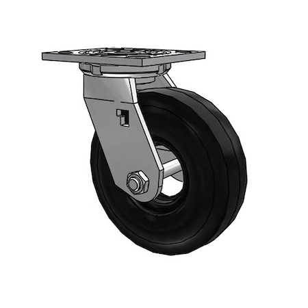 Albion usa-rig-62-x2-black-pneumatic-Caster 16SN06227S