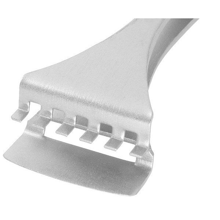 Excelta Tweezers, SS, 5" L, Straight, Paddle 691-SA-PI