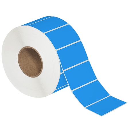 Tape Logic 4 x 2in Fluorescent Blue Thermal Transfer Labels, 4PK THL145BE