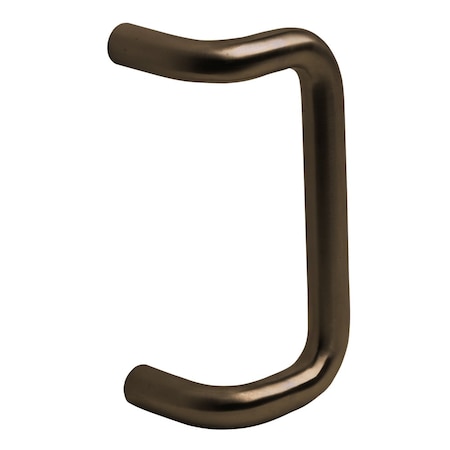 Ives Offset Door Pull, 90 Deg., ADA Compliant, 1in Round, 10in CTC, 3-1/2in Projection, Oil Rubbed Bronz 8190EZHD-0 US10B