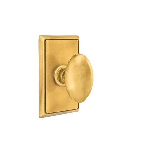 Emtek Residential Door Knobs Passage Reversible French Antique Brass 8121EUS7