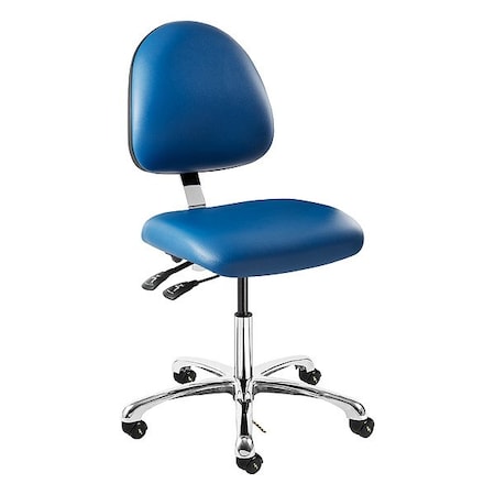 Bevco ESD Desk Vinyl Tilt Chair w/Casters 9051M-E-BLV-CARD5S