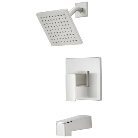 Boston Harbor Faucet TubShower, Fixed Mount Showerhead, 175 gpm Showerhead, 1 Spray Settings, 2, 3Handle F12A0006NP