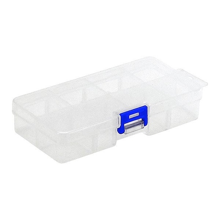 Quantum Storage Systems Compartment Storage Box, Clear, Plastic QB200