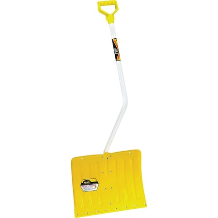Yeoman 18'' Aluminum Snow Shovel with Steel Wear Strip and 40'' Aluminum Handle 3235
