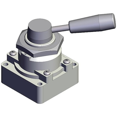 Smc Hand Valve, VH, Two-Position, 6 mm VH332-N03