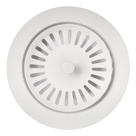 Blanco Color-Coordinated Metal Basket Strainer, White 240319