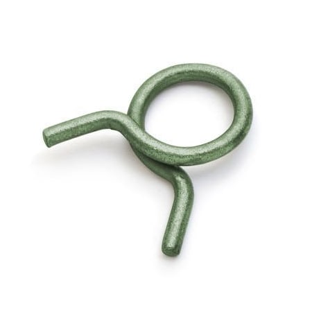 Zoro Select Wire Hose Clamp, 53/64"Max ID, Green, PK50 HC-13ST G