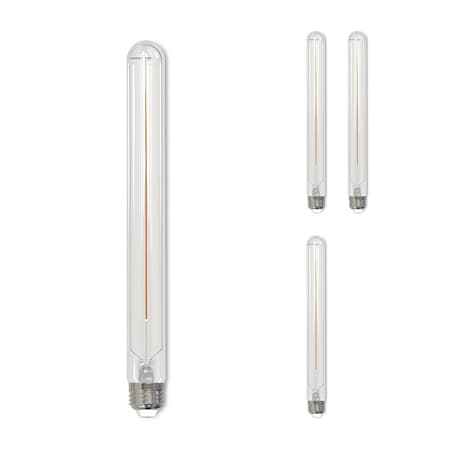 Bulbrite LED Filament 5w Dimmable 11 Inch T9 Light Bulb (E26) Base - 3000K (Soft White), 350 Lumens, 4PK 862775