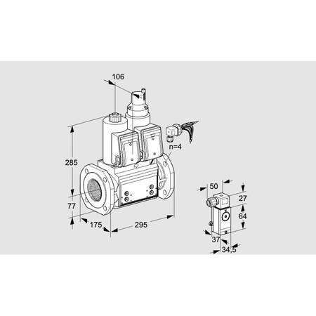 Honeywell Kromschroder VCS665F05NLWRB/P3PP/PPPP KS88204970
