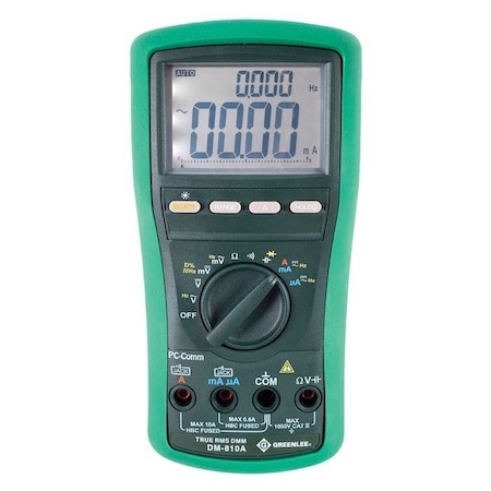 Greenlee Digital Multimeter True Rms-122.50Lbs- DM-810A