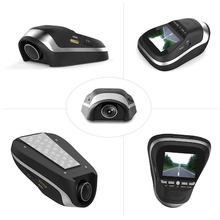 Pyle Hi-Res 1080p Dash Cam HD Dashboard Driving Camera + Camcorder Snap Images & Record Video with Imp PLDVRCAM25