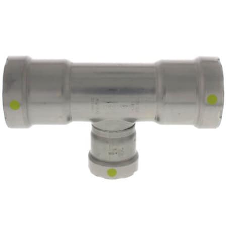 Viega MegaPressG tee P1 1.5 P2 1.5 P3 1 carbon steel zinc-nickel coating 25371